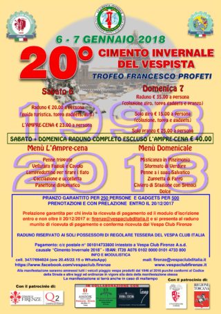 volantino 20° Cimento - prezzi menu finale